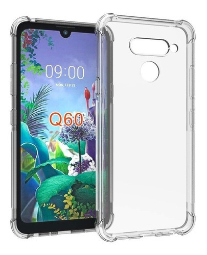 Funda Tpu Reforzada Con Esquineros Para LG K40s Color Transparente