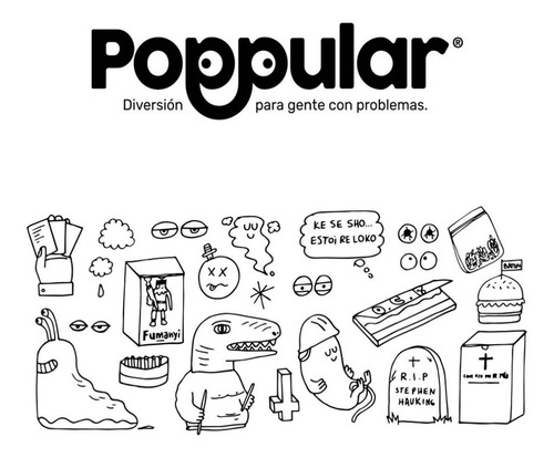 Juego de cartas Con eso no se jode 2 Poppular