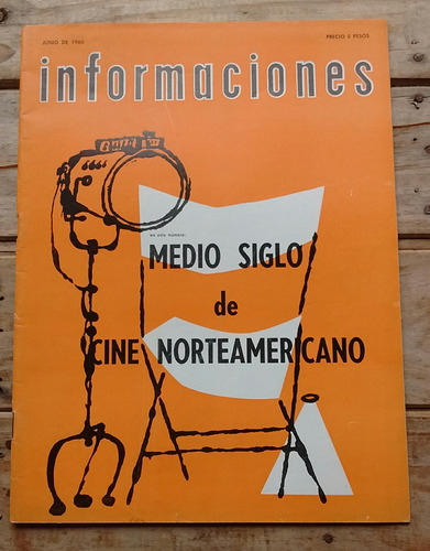 Revista Informaciones Embajada Usa 6 1960 Curso Inglés Cine