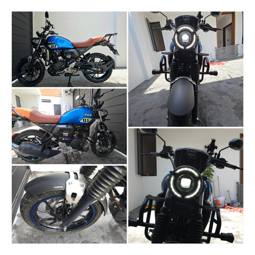 Fz X Colo Azul, Con Frenos De Disco Abs En Rueda Delantera,