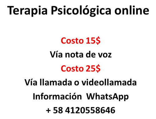 Consulta Psicologica Online