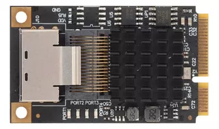 Placa De Expansão Mini Pcie 4 Sata 3.0 6gb/s Raid Msi Ncq Ac