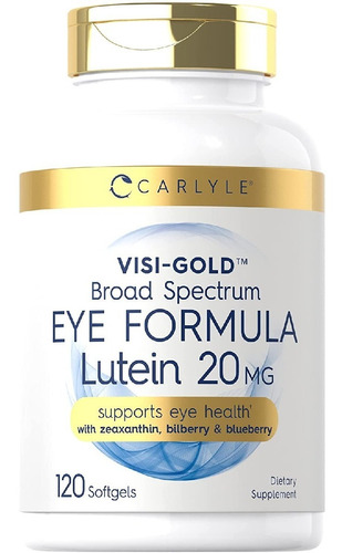 Vitaminas Para La Salud De Los Ojos Carlyle 120 Capsulas