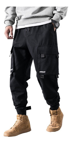 Pantalon Cargo Joggers Hombre Holgado Casual