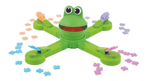 Imagen 3 de 5 de Juego De Mesa Frogy Pit Original Ditoys El Juego Del Sapo