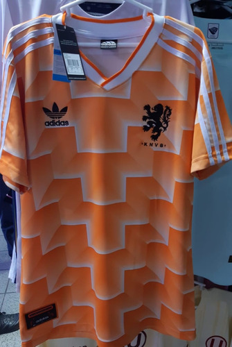 Camiseta Retro Holanda 1988 Van Basten Gullit 