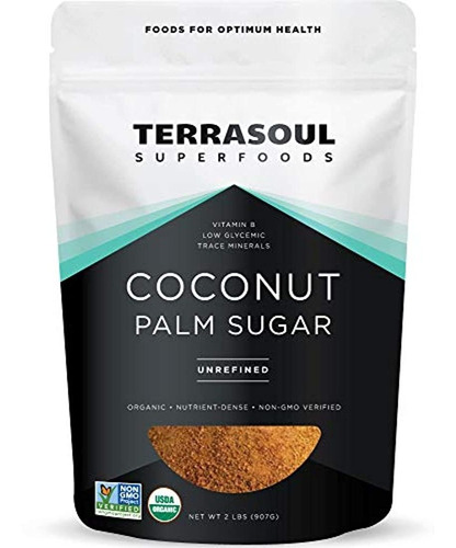 Azúcar De Coco Orgánico, Terrasoul Superfoods., 2