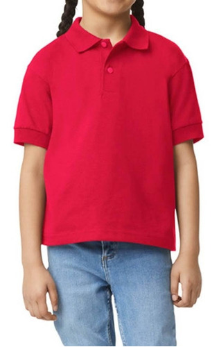 Camiseta Manga Corta  Para Niño Y Niña Polo