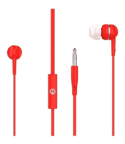 Auriculares Motorola Pace 105 Sh039 Resistentes Al Agua Orig Color Rojo