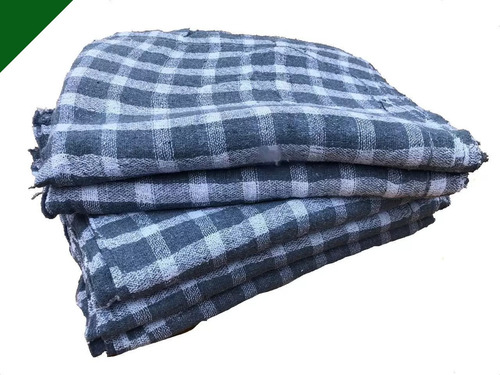 Imagem 2 de 3 de Pano De Chão Saco Duplo Extra Xadrez 32x55cm Atacado 30 Un