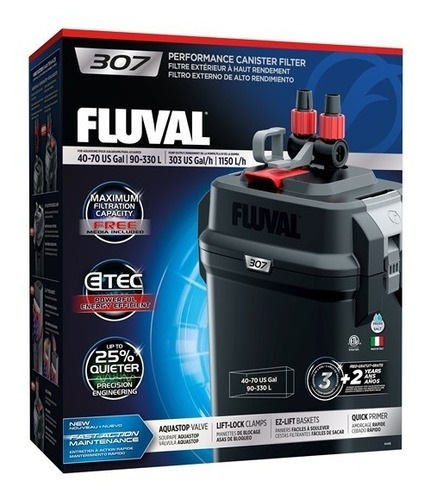 Filtro Externo Fluval 307 Para 330 Lt Nueva Generacion 