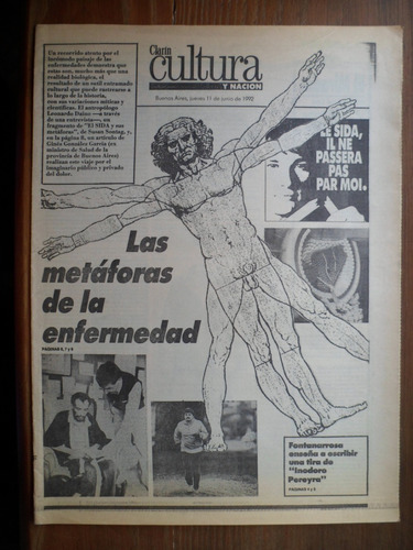 Fontanarrosa  Malvinas Lautreamont / Clarín Cultura 1992