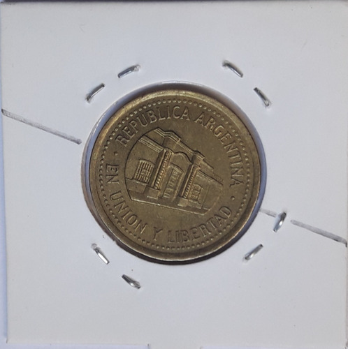 * Moneda Girada. 50 Centavos. Año 1994. Br. Al. 202