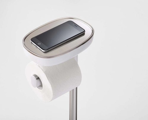 Kit P/baño Papel Higiénico Cepillo Flexible Joseph Joseph