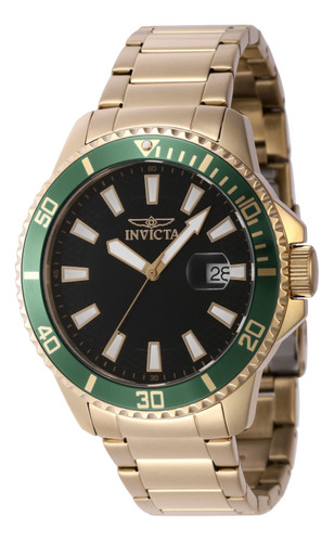Reloj Para Hombres Invicta Pro Diver 46138 Oro