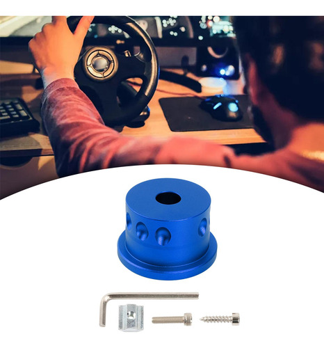 Adaptador De Volante Herramienta De Volante De Carreras Azul