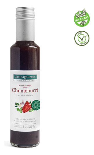 Aderezo Tipo Chimichurri Con Vino Malbec - Pampa Gourmet