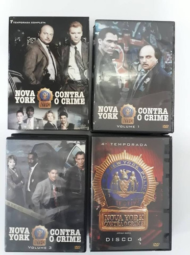 Dvd Nova York Contra O Crime 1 E 4 Temporada -original Leia 