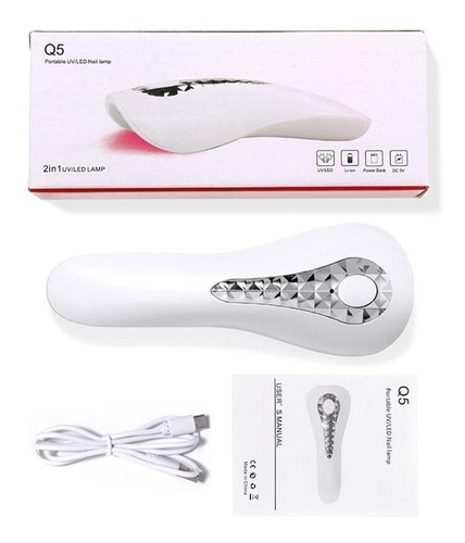 Mini Estufa Cabine Led Uv Seca Unha Acrygel Manicure Polygel