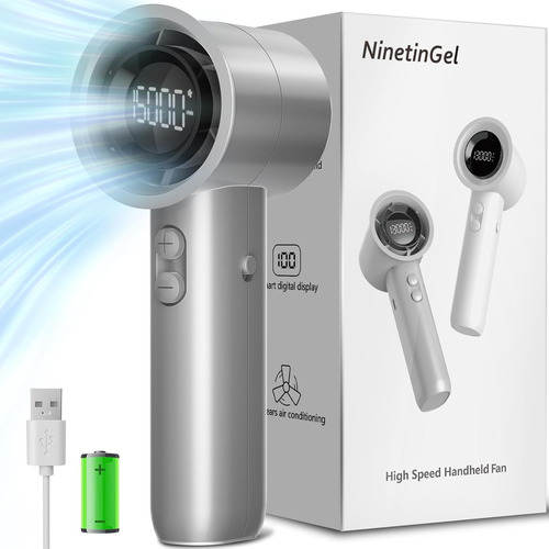 Ventilador De Mano Portátil Recargable Con Usb 3 Velocidades