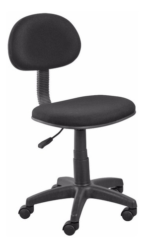 Silla Secretarial Con Base Nylon Michigan Tela Negra Nueva