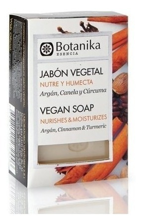 Jabón Vegetal - Cúrcuma & Canela X84g - Botanika