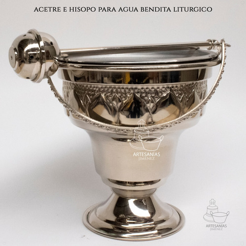 Acetre E Hisopo Para Agua Bendita Religioso A801 Chico