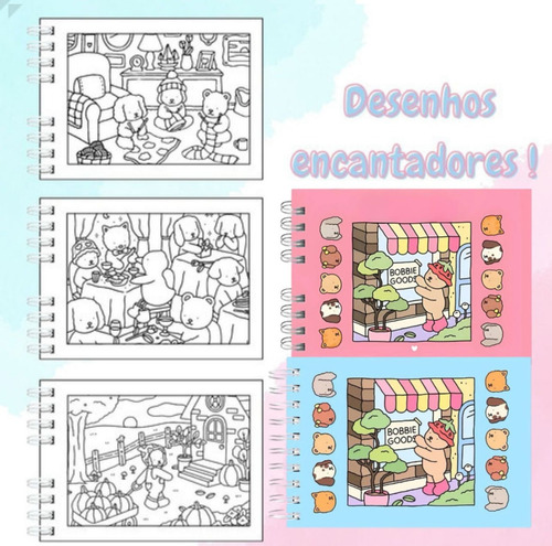 Libro Para Colorear De Tapa Dura De 50 Páginas De Bob Gods