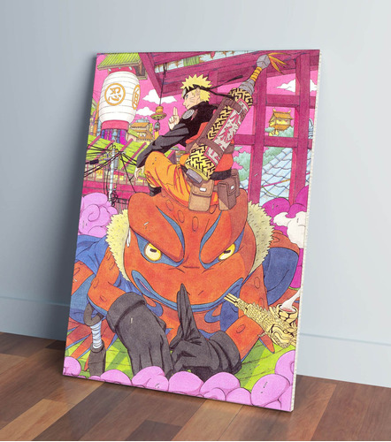 Cuadro 206 Kishimot Uzumaki Naruto 40x53 Mdf Memoestampados