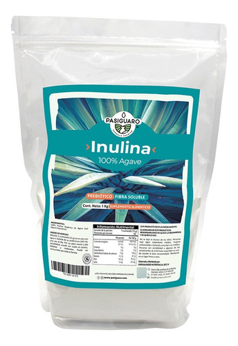 Inulina Bolsa De 1 Kilo 100% Agave Azul Prebiotico