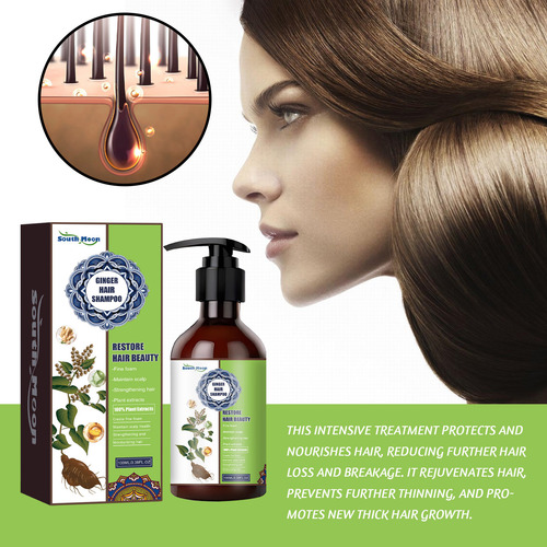 Shampoo Anti-perda De Cabelo Ginger Deep Clean Nutrition Oil