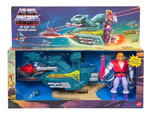 Motu Masters Of The Universe Origins Jet Sled Principe Adam