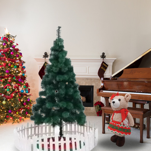 Urso De Pelúcia Natalino 40cm Enfeite Boneco Natal Cachecol Cor Marrom Femea