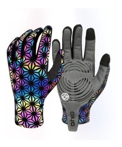 Guantes Giyo Ff Cicismo Bici Ruta Mtb Muticolor Luminoso