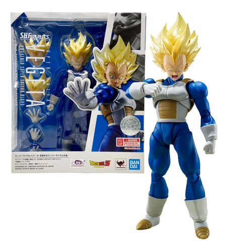 Dragon Ball Z Bandai Vegeta Despertar Ss Sh Figuarts 14cm