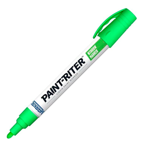 12 Marcador Paint Riter Para Vidrio Verde