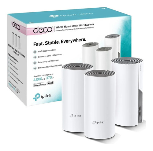 Deco E4 3 Pack Home Wifi