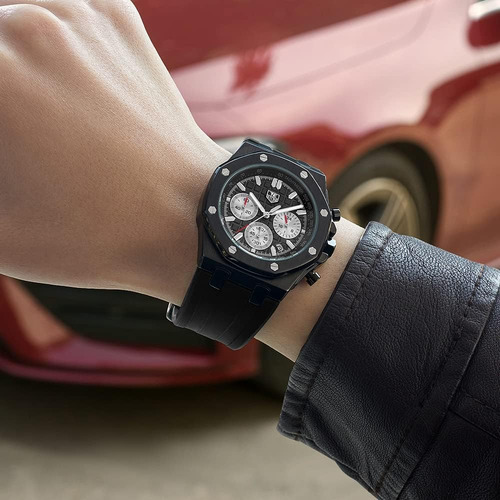 Reloj Para Hombre Con Correa De Silicona, Reloj Deportivo Co