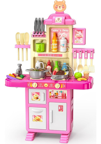 Temi Kids Play Kitchen Playset - Accesorios De Cocina De Jue