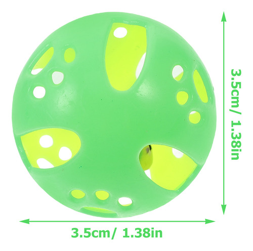 Pelota De Juguete Para Gatos Con Cascabel De Plástico Kitten
