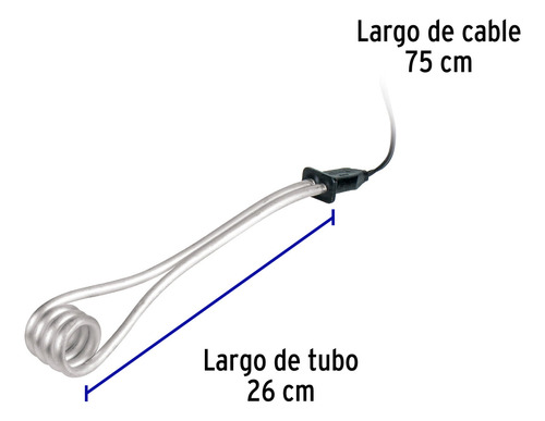 Calentador #6 De 23 L De Inmersión 1100 W P/agua, Volteck Tipo de gas GN