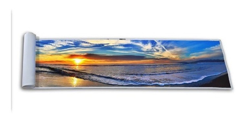 Lienzo Playa 18 Impreso Medidas 100 X 25 Cm Foto Canvas