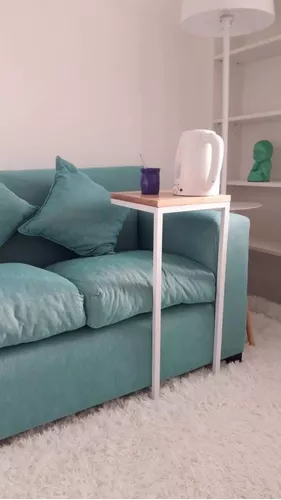 MESA AVE AUXILIAR DE ARRIME PARA SILLON ESTILO INDUSTRIAL 75H PARAISO.