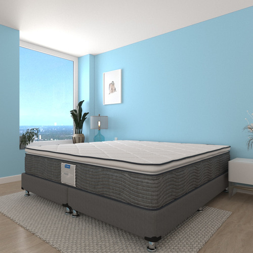 Colchón Restonic King Size Ortopédico | Confort Premium, Alta Densidad, Hipoalergénico Y Antibacterial