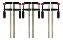 Comprar Kit 6 Grampos Tipo Sargento P\u002F Carpinteiro 300x50x355mm