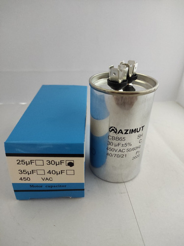 Capacitores De Marcha Para Aire Acondicionado 30 Uf 450v