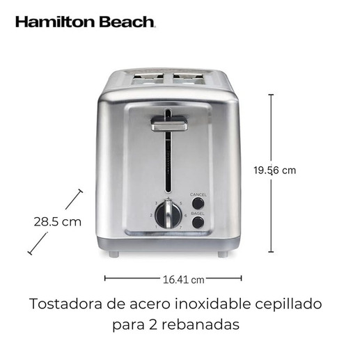 Tostador De Pan 2 Rebanadas Hamilton Beach Reacondicionado