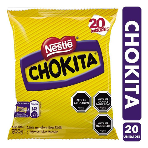 Bolsa Chocolate Chokita 20 Unidades