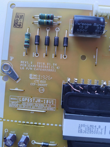 Fuente Eax67805001 (1.4) Lg 65um7100pua (Usado)