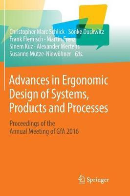 Libro Advances In Ergonomic Design Of Systems, Products A...